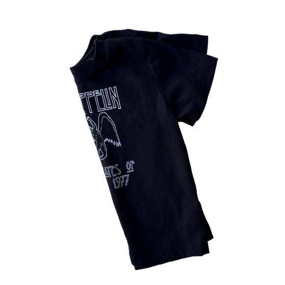 NWOT Led Zeppelin T Shirt  18M Months Black United States America 1977 T… - Picture 8 of 11